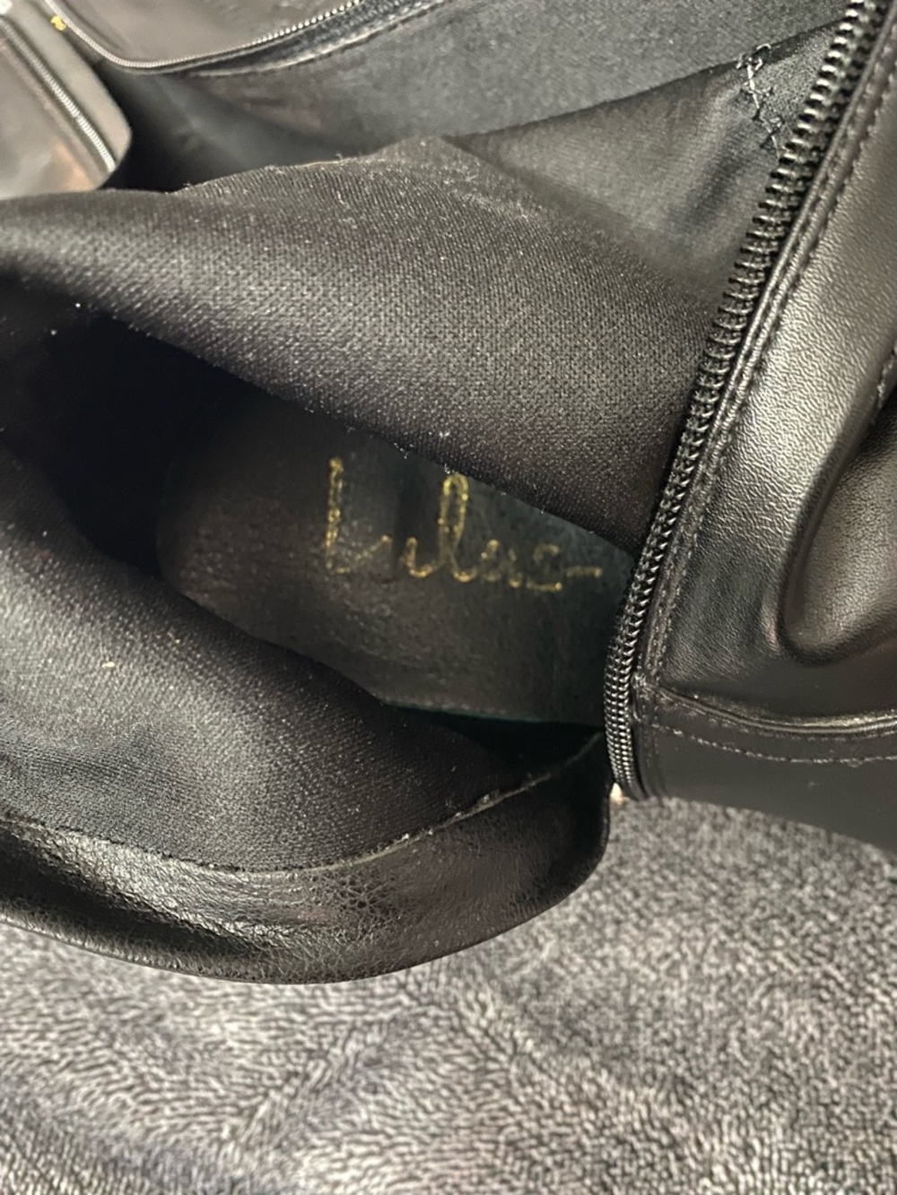 Lulus Black Western Knee-High Embroidered Cowgirl Boots Festival Concert Size 10 - Picture 10 of 10